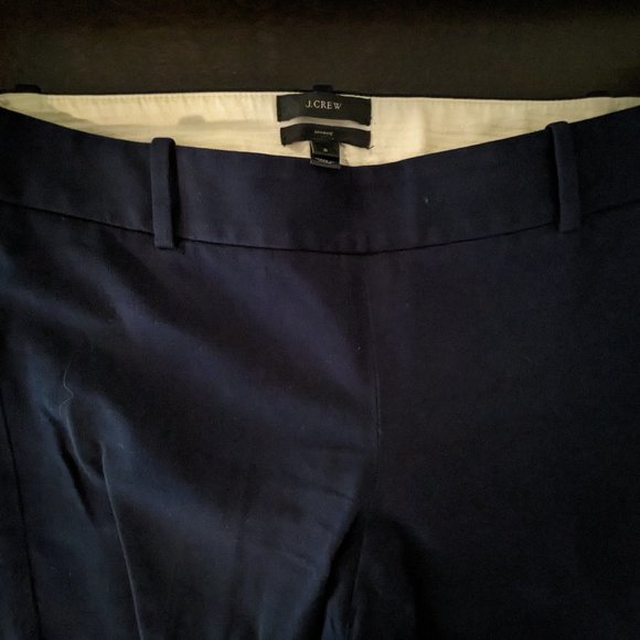 J. Crew Minnie flat-front stretch twill pant, size 2 - Picture 2 of 4